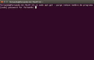 Desinstalar programas en Ubuntu